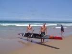 Surf Ski, Durban SA with Troy Squires Dec 03 