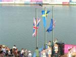 Medallists flags 